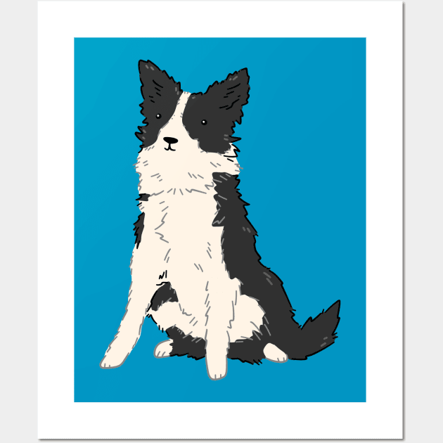 Border Collie Wall Art by saradaboru